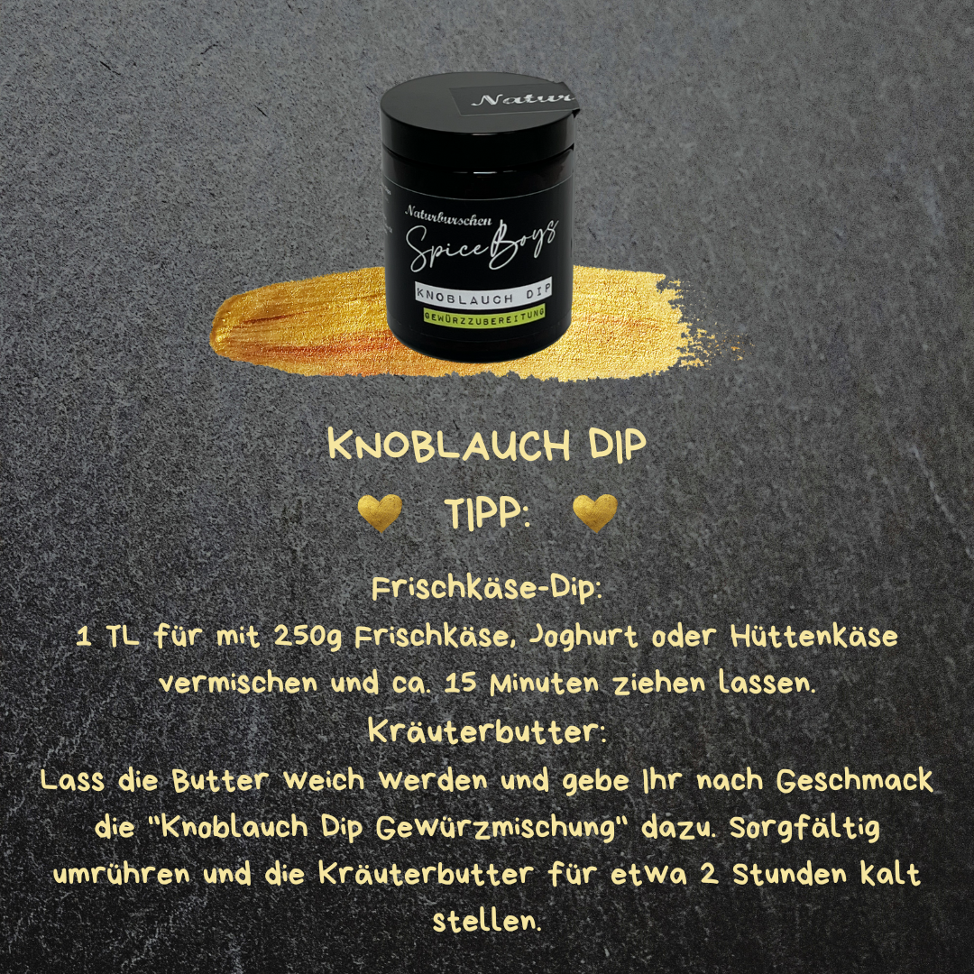 Knoblauch Dip - Gewürzzubereitung